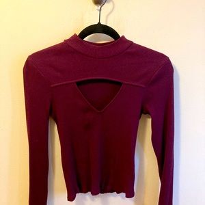 Express keyhole sweater